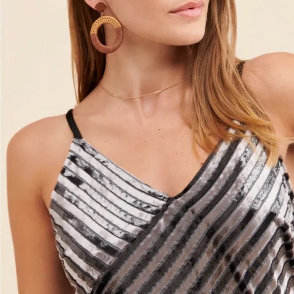 Harlyn for Anthropologie Silver Moon Velvet Midi Dress - Picture 5 of 15